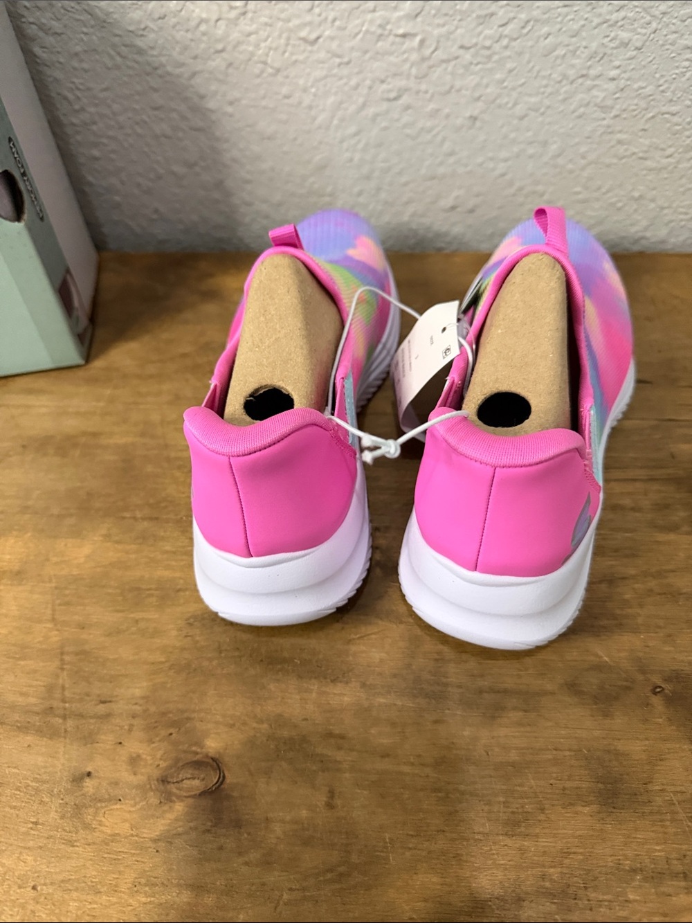 Skechers S Sport Slip-On Sneakers - Pink Multi Pastel size 3 NWT - Picture 4 of 6